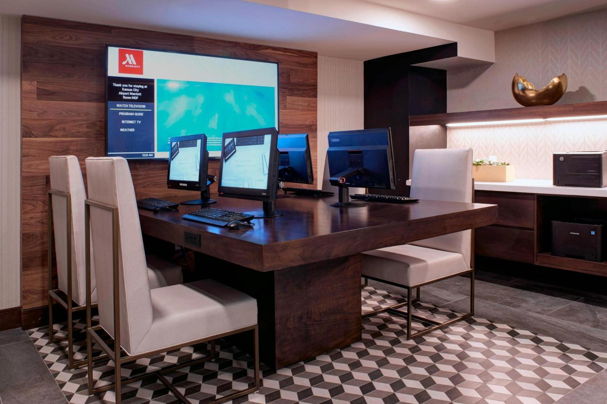 Kansas City Airport Marriott Exteriör bild